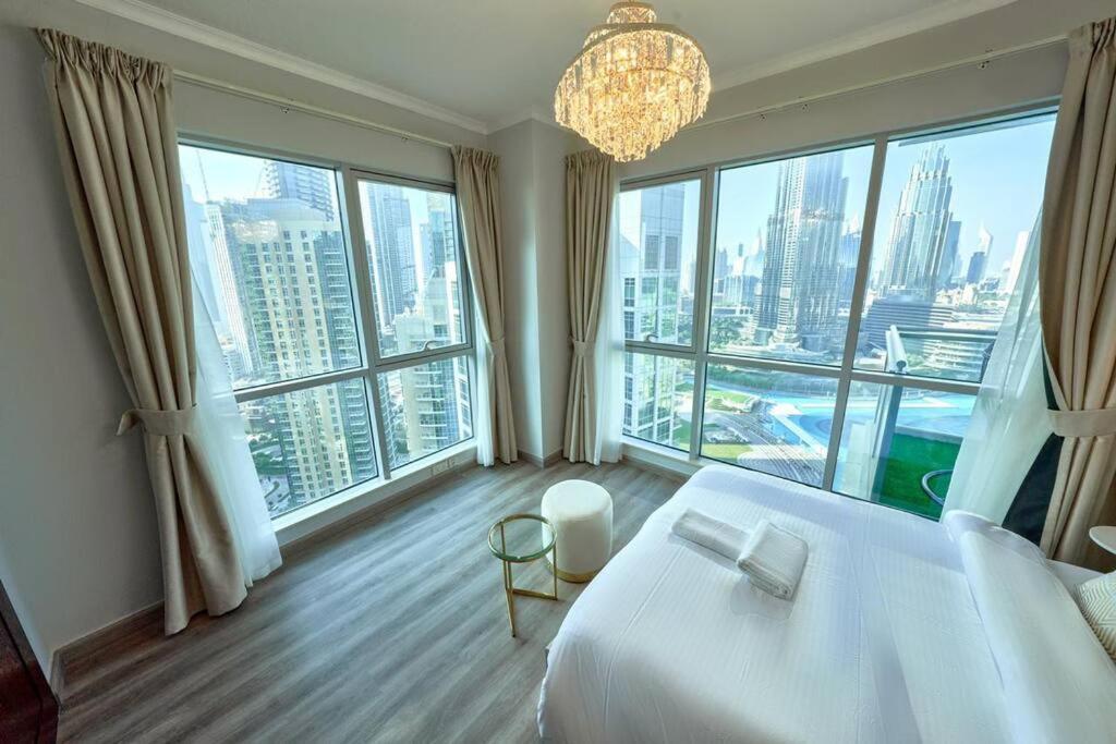 Magnificent Luxury 3Br With Amazing Burj & Fountain View Lägenhet Dubai Exteriör bild